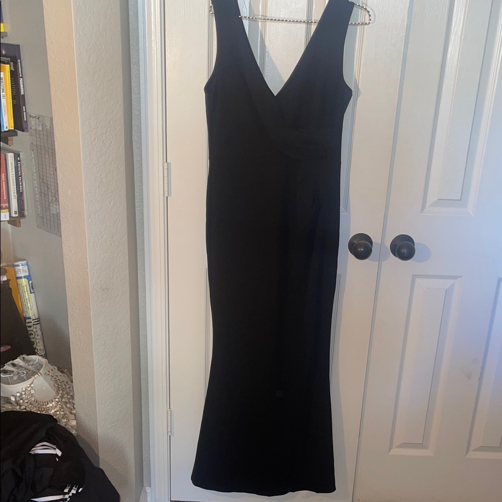 Elegant Black Sleeveless Maxi Dress